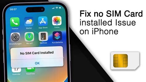 No SIM Card Installed Error