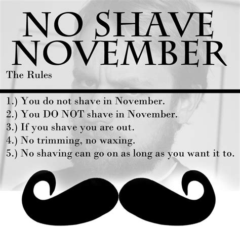 No Shave November Quotes