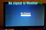 No Signal in Monitor