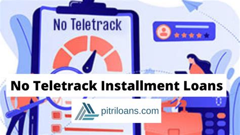 No Teletrack Installment Loans Guaranteed Approval