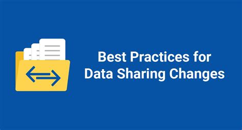 No changes in data sharing