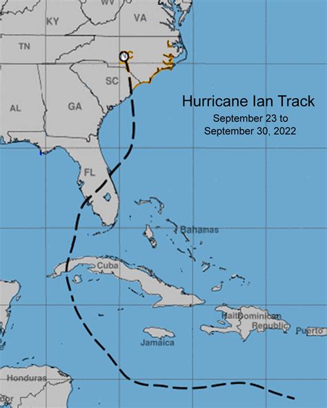 Unleashing the Fury: The Unpredictable Path of Hurricane Ian Tracked by NOAA