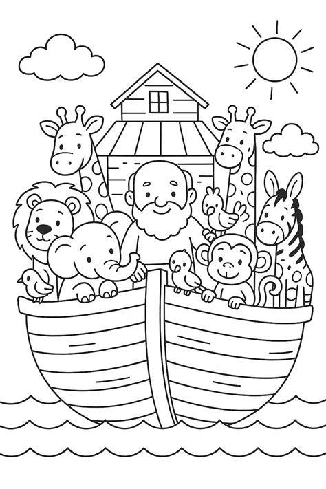 Noah Coloring Page