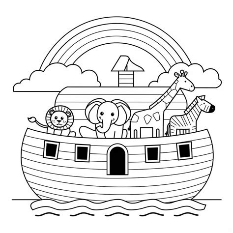 Noahs Ark Coloring Pages