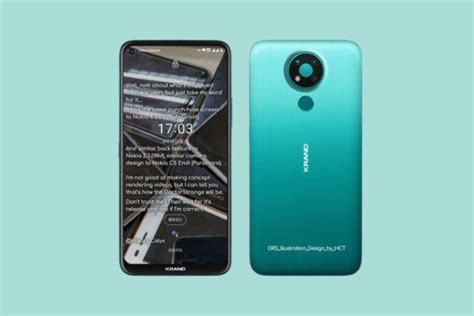 Nokia 3.4: Alleged Design