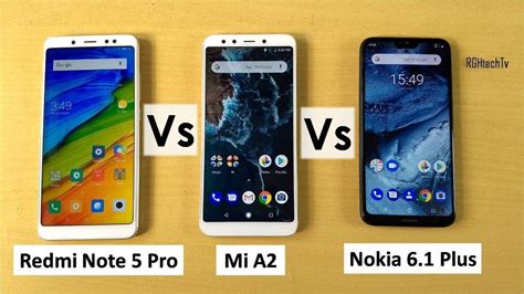 Nokia 6.1 Plus vs Redmi Note 5 Pro vs Mi A2: Specifications