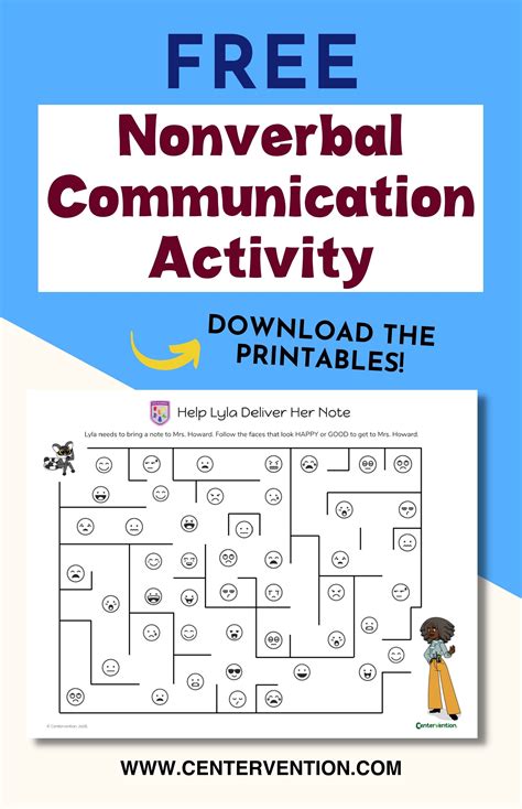 Non Verbal Communication Worksheets