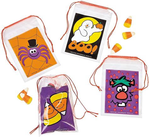 Non-Candy Alternatives for Halloween Drawstring Goody Bags