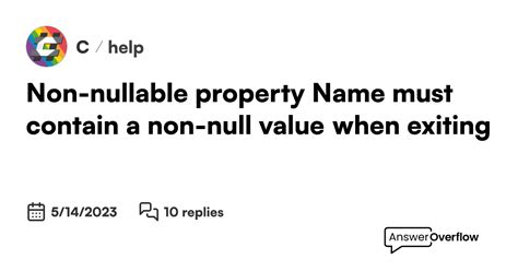 Prevent Null Values: Non-Nullable Properties in Constructors