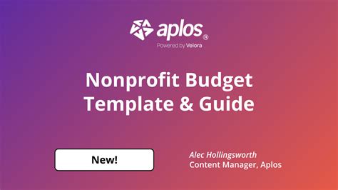 Nonprofit Operating Budget Template