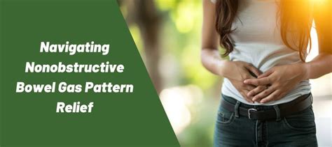 Nonspecific Nonobstructive Bowel Gas Pattern