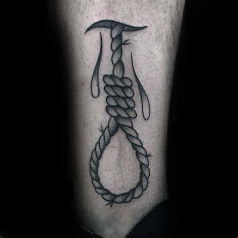 50 Noose Tattoo Designs For Men Hangman's Knot Ink Ideas