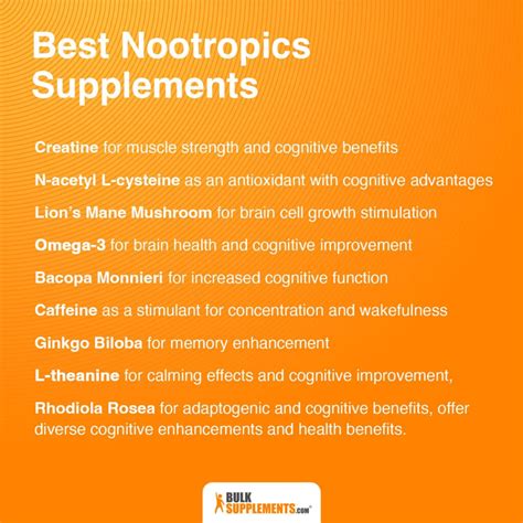 Nootropics Benefits
