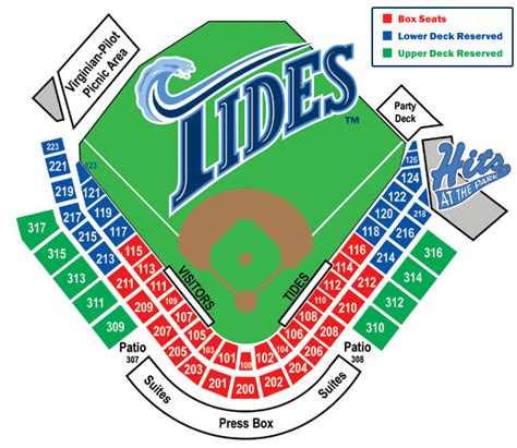 Norfolk Tides Stadium Seating Chart