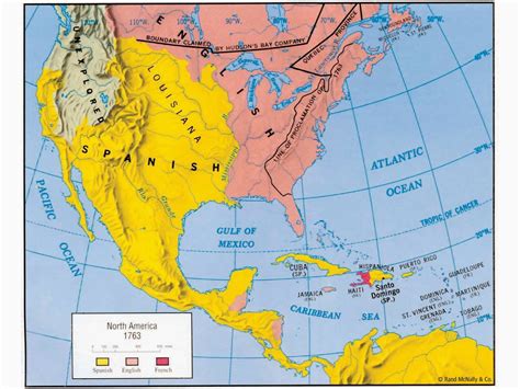 North America 1763 Map Worksheet Answer Key