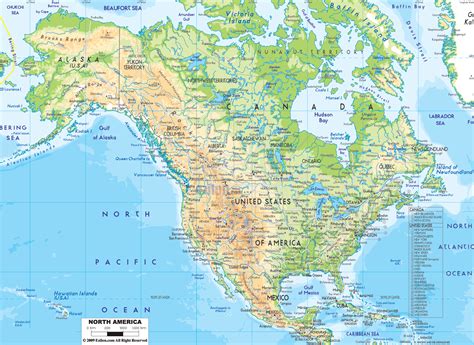 North America Geography Map