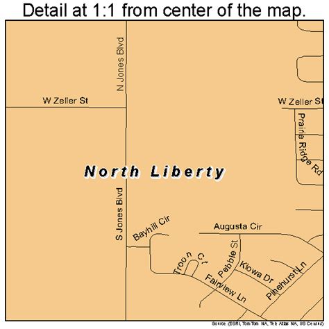 North Liberty Iowa Map