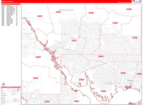 North Port Florida Zip Code Map