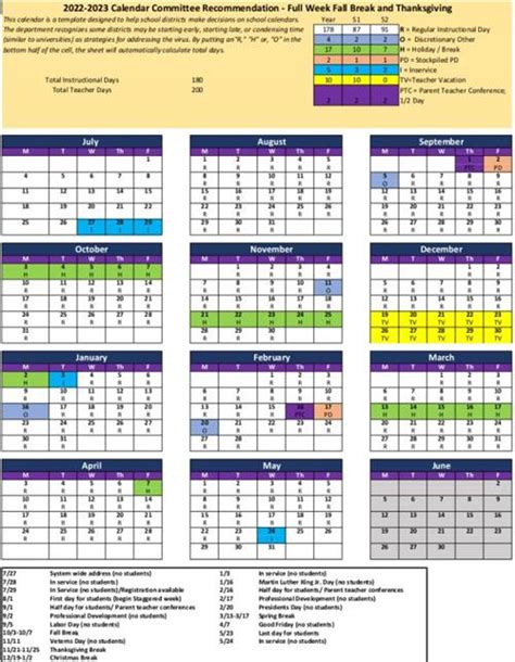 North Central Academic Calendar