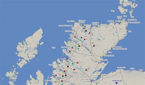 Map of North East Scotland, UK Map, UK Atlas