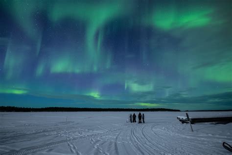 Northern Lights Over Lake Inari