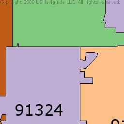 Cal State Northridge Campus Map Zip Code Map