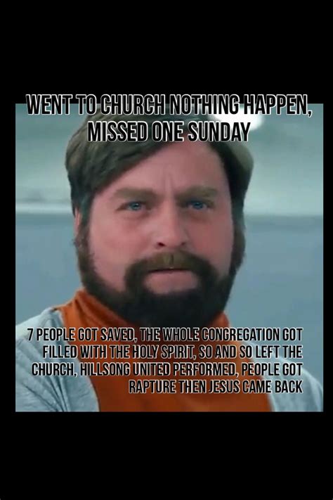 Not Going To Church Meme