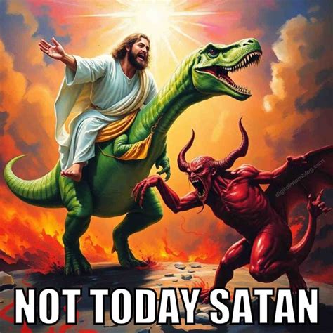 Not Today Satan Meme Origin