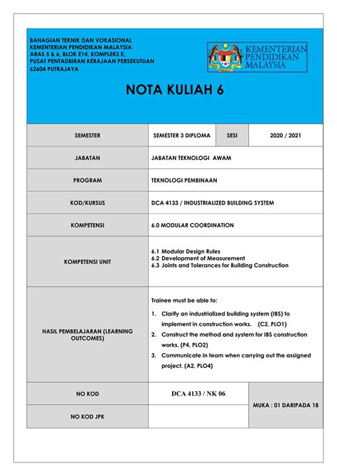 Nota kuliah 6 | PDF