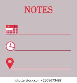 Note Down the Date and Location