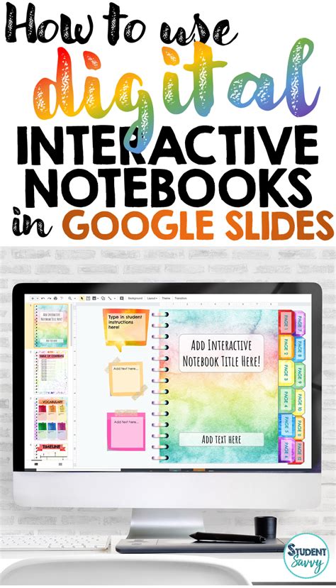 Notebook Template Google Slides
