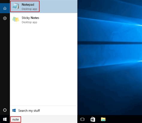 How to Access Notepad Windows 10