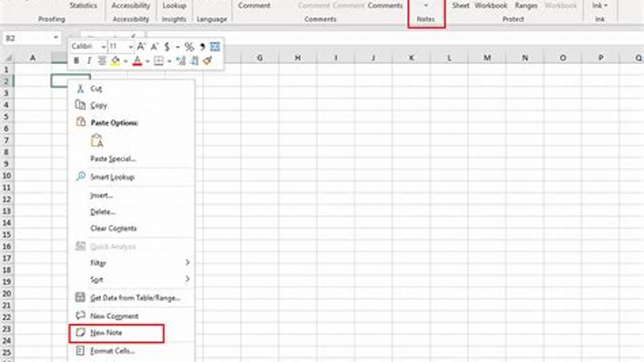 Notes Or Additional Information, Excel Templates