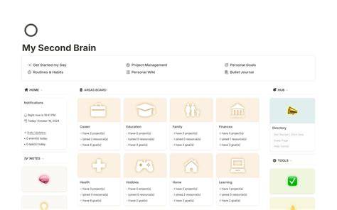 Notion Second Brain Template – Free Editable Template & Examples ...