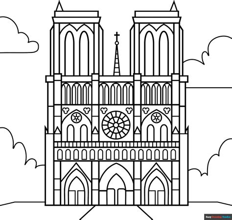Notre Dame Coloring Pages