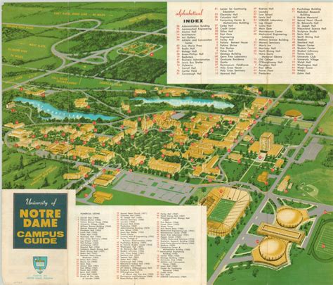 Notre Dame University Campus Map