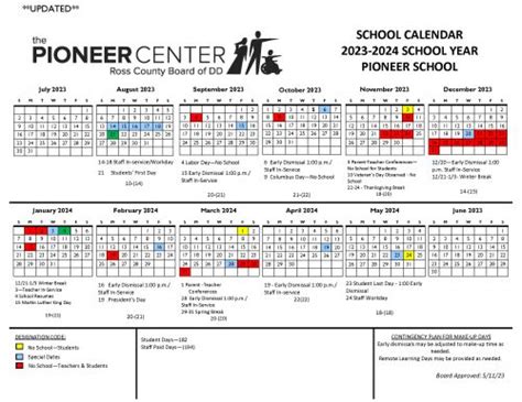 20222023 Pioneer Program Calendars The Pioneer Center