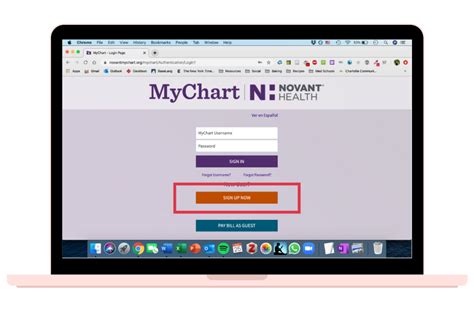 Novant My Health Chart