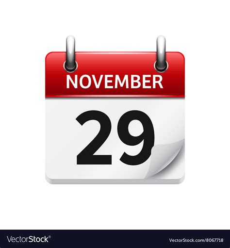 November 29th Calendar