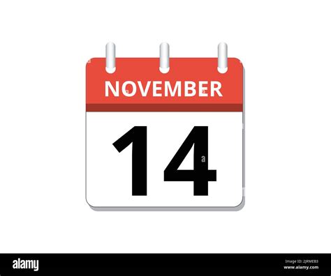 November 14th Calendar