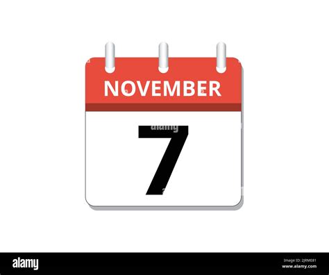 November 7th Calendar