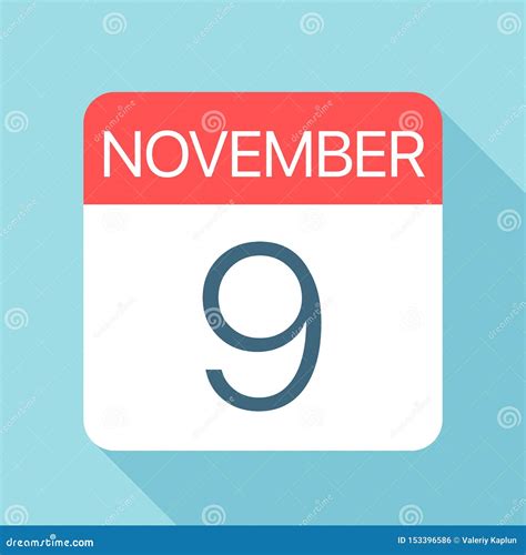 November 9 Calendar