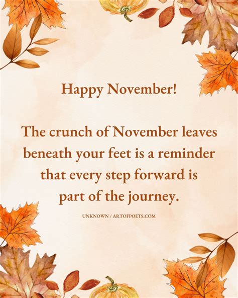 November Quotes F