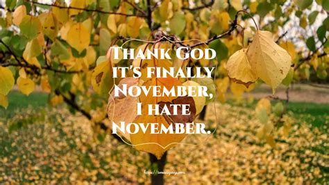November Quotes Sad