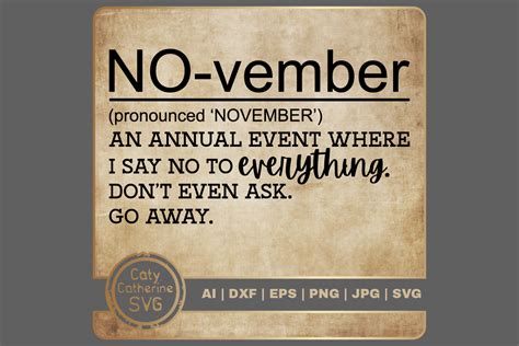 November Quotes Say No