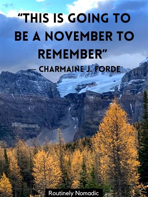 November Spring Quotes