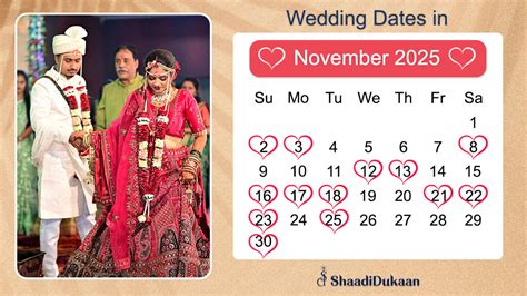 November Wedding Dates
