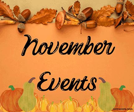 November events and updates