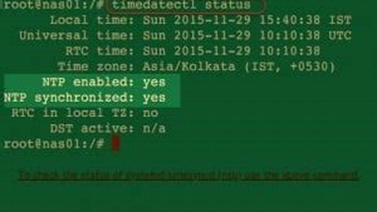 Ntp Update-Calendar Not Working