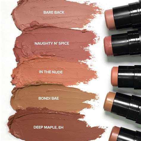 Nudies All Over Face Color Matte Swatches